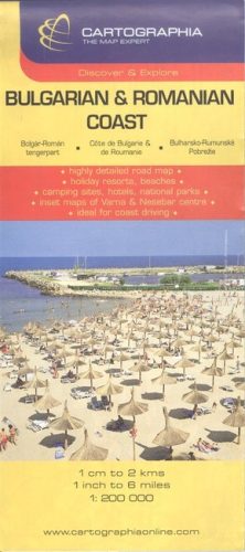 Bolgár-Román tengerpart 1:200 000 /Autótérkép - Európa  témájú könyvek és olvasmányok