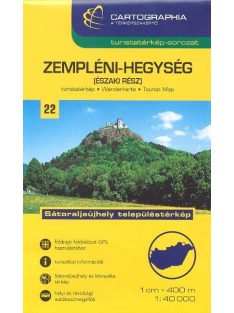   Zempléni-hegység (északi rész) - Turistatérkép-sorozat 22.