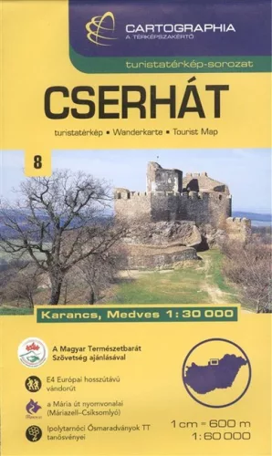 Cserhát - Turistatérkép-sorozat 8. - Magyarország  témájú könyvek és olvasmányok