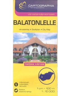   Balatonlelle várostérkép (1:10 000) /Várostérkép-sorozat