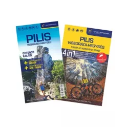 Pilis, Visegrádi-hegység - 4in1 outdoor kalauz és turista-kerékpáros és lovas térkép - Térkép  témájú könyvek és olvasmányok