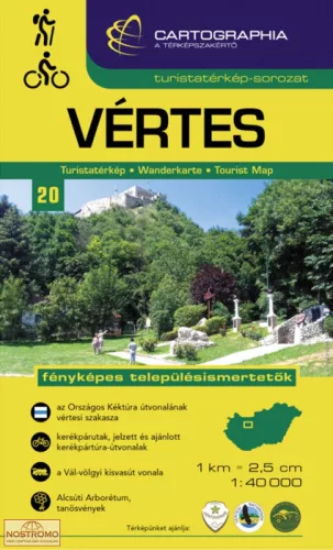 Vértes - Turistatérkép-sorozat 20. - Magyarország  témájú könyvek és olvasmányok