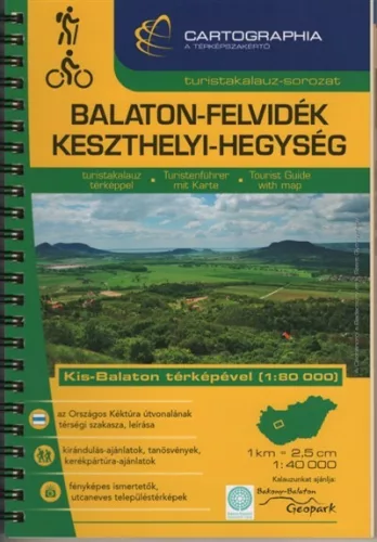 Balaton-felvidék, Keszthelyi-hegység turistakalauz - Magyarország  témájú könyvek és olvasmányok