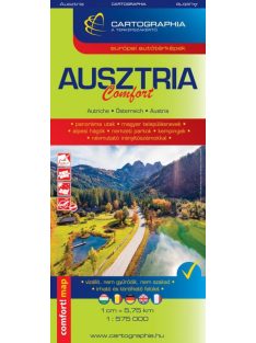 Ausztria - Comfort autótérkép (új kiadás, 2021)