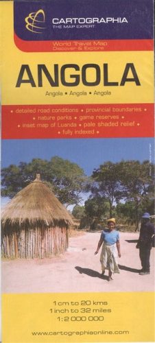 ANGOLA TÉRKÉP (1:2 000 000) /WORLD TRAVEL MAP - Afrika  témájú könyvek és olvasmányok