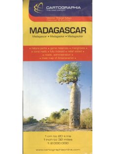 MADAGASZKÁR TÉRKÉP (1:2 000 000) /WORLD TRAVEL MAP