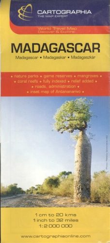 MADAGASZKÁR TÉRKÉP (1:2 000 000) /WORLD TRAVEL MAP - Afrika  témájú könyvek és olvasmányok