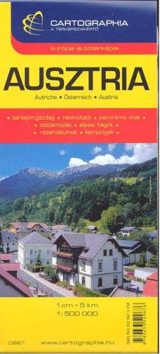 Ausztria térkép /1:500000 € - Európa  témájú könyvek és olvasmányok