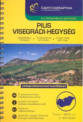 Pilis, Visegrádi-hegység turistakalauz (1:40 000) /Turistakalauz-sorozat - Magyarország  témájú könyvek és olvasmányok