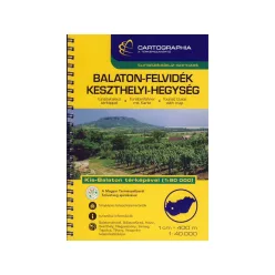   Balaton-felvidék, Keszthelyi-hegység turistakalauz (1:40 000) /Turistakalauz-sorozat