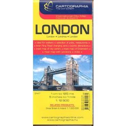 London várostérkép (1:12 500) /Külföldi várostérkép - Európa  témájú könyvek és olvasmányok