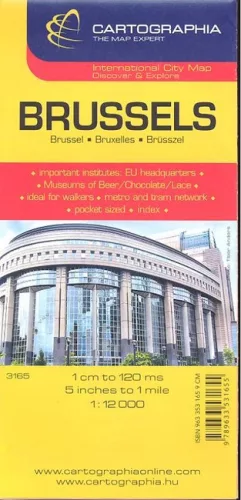 Brüsszel várostérkép (1:12 000) /Külföldi várostérkép