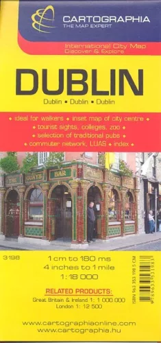 Dublin várostérkép (1:18 000) /Külföldi várostérkép