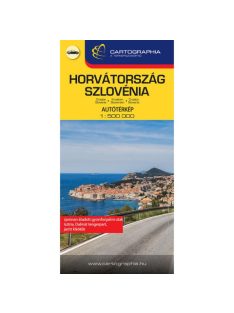   Horvátország, Szlovénia térkép (1:500 000) - Európai autótérképek (új kiadás)