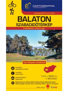 Balaton szabadidőtérkép 1:90 000 "SC" 2022