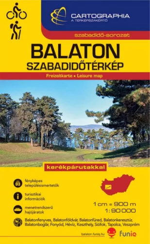 Balaton szabadidőtérkép 1:90 000 "SC" 2022 - Magyarország  témájú könyvek és olvasmányok