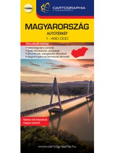   Magyarország extra autótérkép (1:450 000) - 2022. (új kiadás)