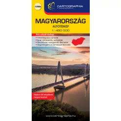 Magyarország extra autótérkép (1:450 000) - 2022. (új kiadás) - Magyarország  témájú könyvek és olvasmányok