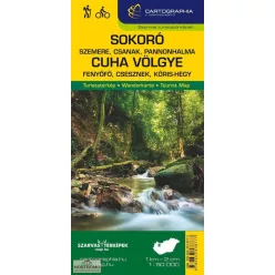 Sokoró, Cuha völgye turistatérkép 1:50e. - Magyarország  témájú könyvek és olvasmányok