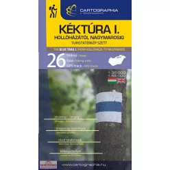 KÉKTÚRA I. - Hollóházától Nagymarosig - Turistatérkép szett - Magyarország  témájú könyvek és olvasmányok