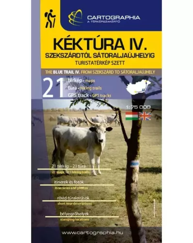 Kéktúra IV. turistatérkép szett (Szekszárdtól Sátoraljaújhelyig) - Térkép  témájú könyvek és olvasmányok