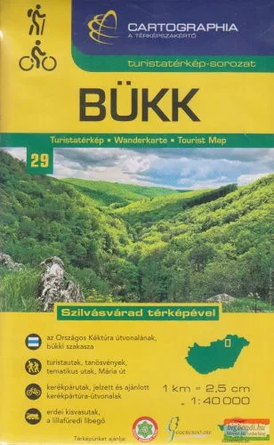 Bükk - Turistatérkép-sorozat 29. (új kiadás, 2022) - Magyarország  témájú könyvek és olvasmányok