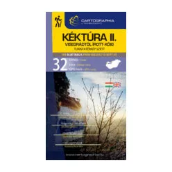 KÉKTÚRA II. - Dunántúl, Nyugat-Magyarország, Visegrád-Írott-kő - Turistatérkép szett - Magyarország  témájú könyvek és olvasmányok