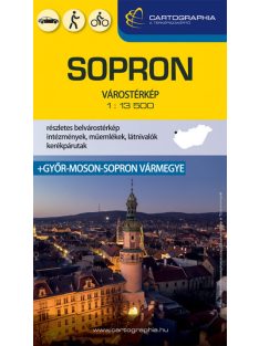   Sopron várostérkép + Győr-Moson-Sopron vármegye (új kiadás)