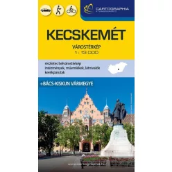 Kecskemét várostérkép + Bács-Kiskun vármegye (új kiadás) - Magyarország  témájú könyvek és olvasmányok