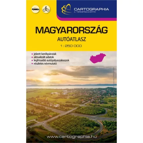 Magyarország autóatlasz (1:250.000) kicsi "SC" 2023 - Magyarország  témájú könyvek és olvasmányok