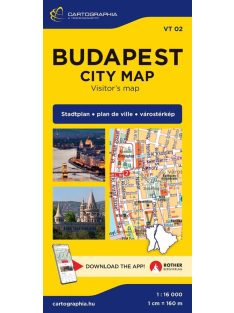 Budapest City Map - 1:16000 várostérkép