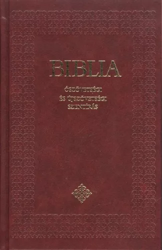 Biblia - Ószövetségi és Újszövetségi Szentírás - Sztenderd Biblia /Keménytáblás - bordó, fekete (katolikus fordítás) - Biblia  témájú könyvek és olvasmányok