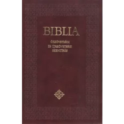 Biblia - Ószövetségi és Újszövetségi Szentírás - Kicsi /Keménytáblás - bordó, fekete (katolikus fordítás) - Biblia  témájú könyvek és olvasmányok