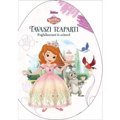   Tavaszi teaparti - Disney Junior (tojás alakú színező) §H