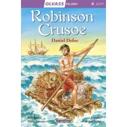 Robinson Crusoe - Olvass velünk! 4. szint - Olvasást könnyítő mesék  témájú könyvek és olvasmányok