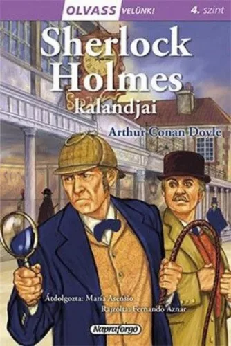 Sherlock Holmes kalandjai - Olvass velünk! (4. szint) - Olvasást könnyítő mesék  témájú könyvek és olvasmányok