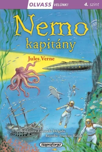 Nemo kapitány - Olvass velünk! (4. szint) - Olvasást könnyítő mesék  témájú könyvek és olvasmányok