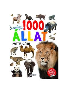 1000 állat matricája (fehér)