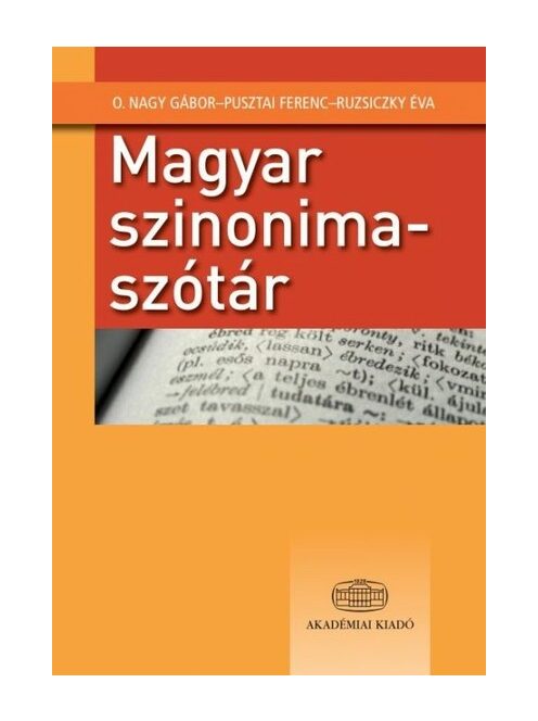 Magyar szinonimaszótár (új kiadás)