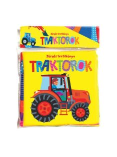 Zörgős textilkönyv - Traktorok