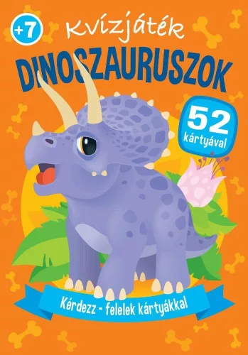 Kvízjáték - Dinoszauruszok - Kérdezz-felelek kártyákkal - Kártya  témájú könyvek és olvasmányok
