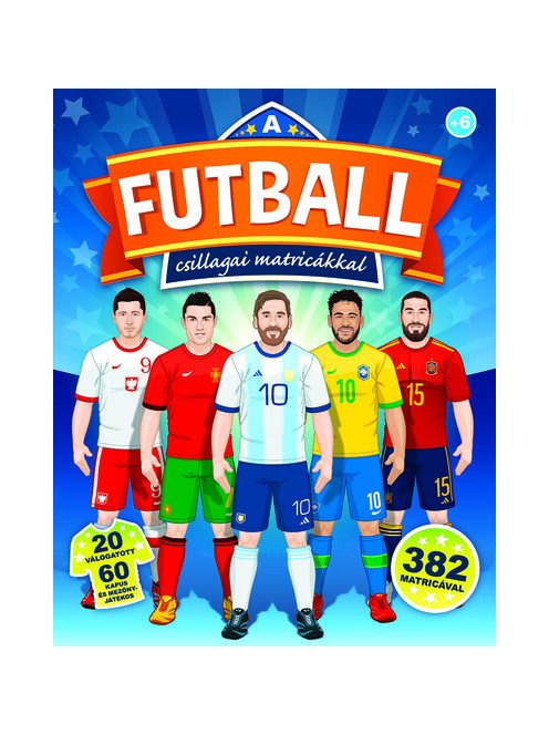 A futball csillagai matricákkal