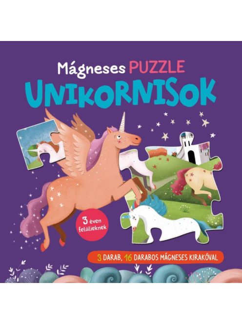 Mágneses puzzle - Unikornisok