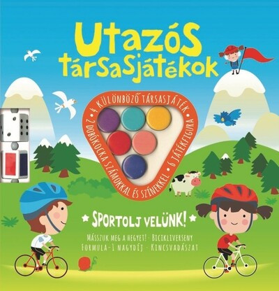Utazós társasjátékok - Sportolj velünk! - Játékkal kombinált mesekönyvek mesék és fejlesztő könyvek gyermekeknek