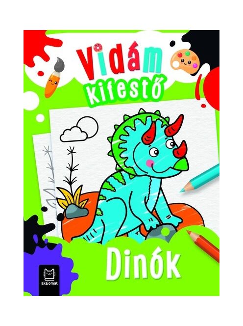 Vidám kifestő - Dínók