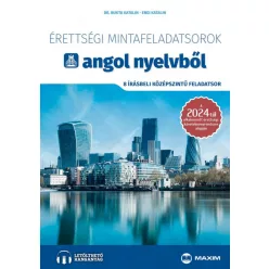 Érettségi mintafeladatsorok angol nyelvből (8 írásbeli középszintű feladatsor) - online hanganyaggal - 2024-től érvényes - Angol  témájú könyvek és olvasmányok