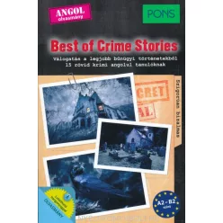 PONS Best of Crime Stories - Válogatás a legjobb bűnügyi történetekből - 15 rövid krimi angolul tanulóknak - Angol  témájú könyvek és olvasmányok