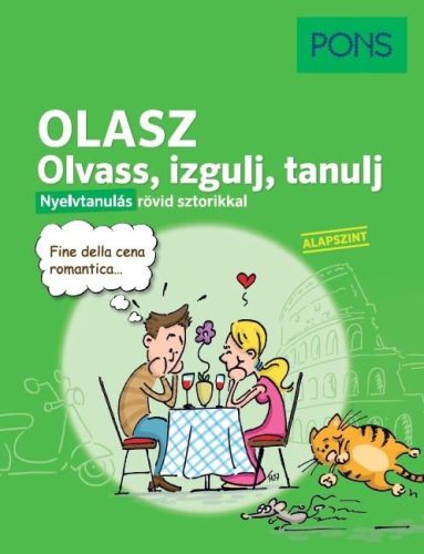 PONS Olasz Olvass, izgulj, tanulj - Nyelvtanulás rövid sztorikkal - Olasz  témájú könyvek és olvasmányok