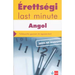Érettségi Last minute: Angol - 75 legfontosabb téma vázlatos összefoglalása a középszintű szóbeli angolérettségihez - Angol  témájú könyvek és olvasmányok