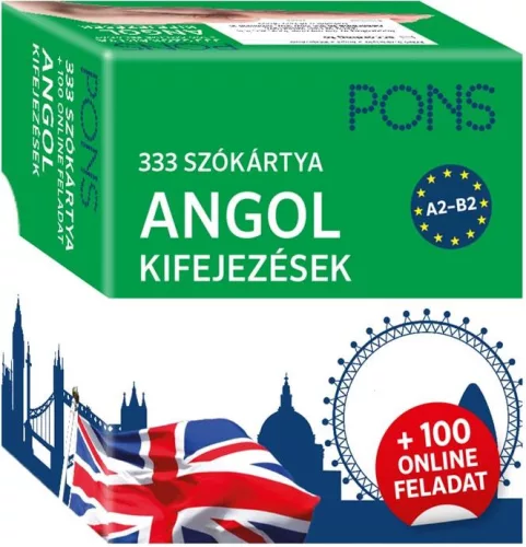 PONS 333 szókártya Angol kifejezések + 100 online feladat - Újrakezdő és haladó nyelvtanulóknak - Angol  témájú könyvek és olvasmányok